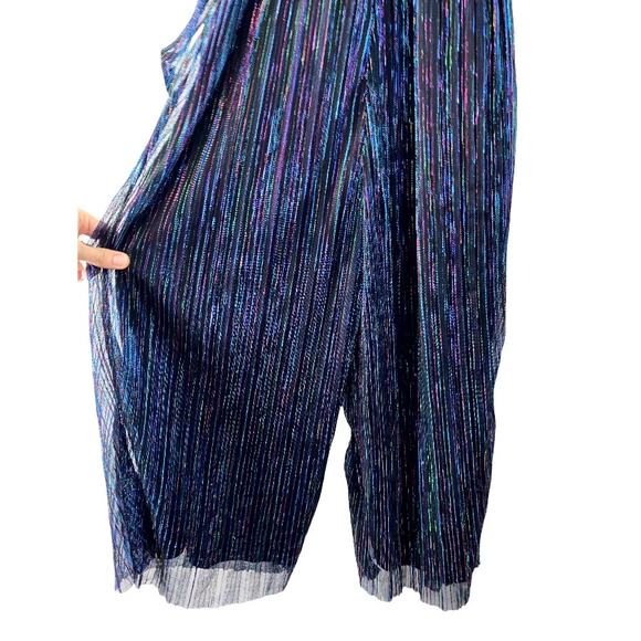 SEQUIN HEARTS Big Girls Pleated Metallic Jumpsuit Size XL - Picture 6 of 9